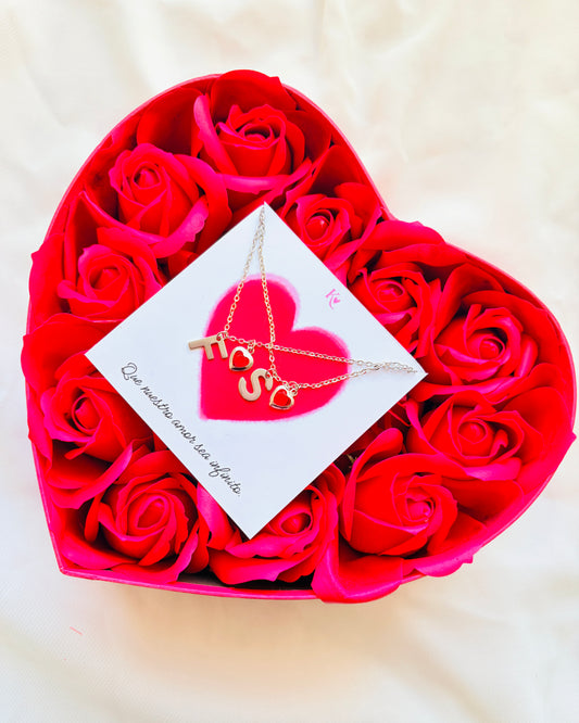 Rosas y corazones ❤️