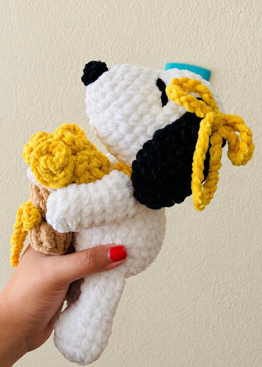 Snoopy 🌼 Flores amarillas