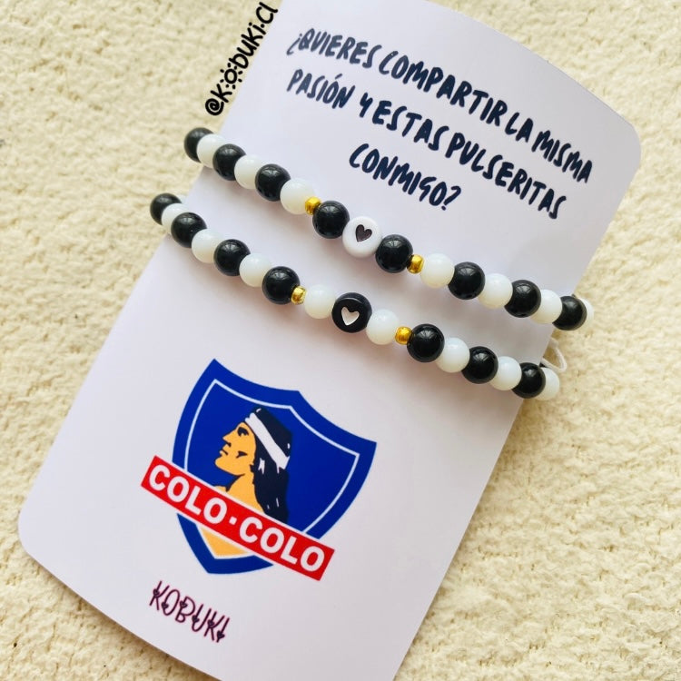Pulseras Colo Colo