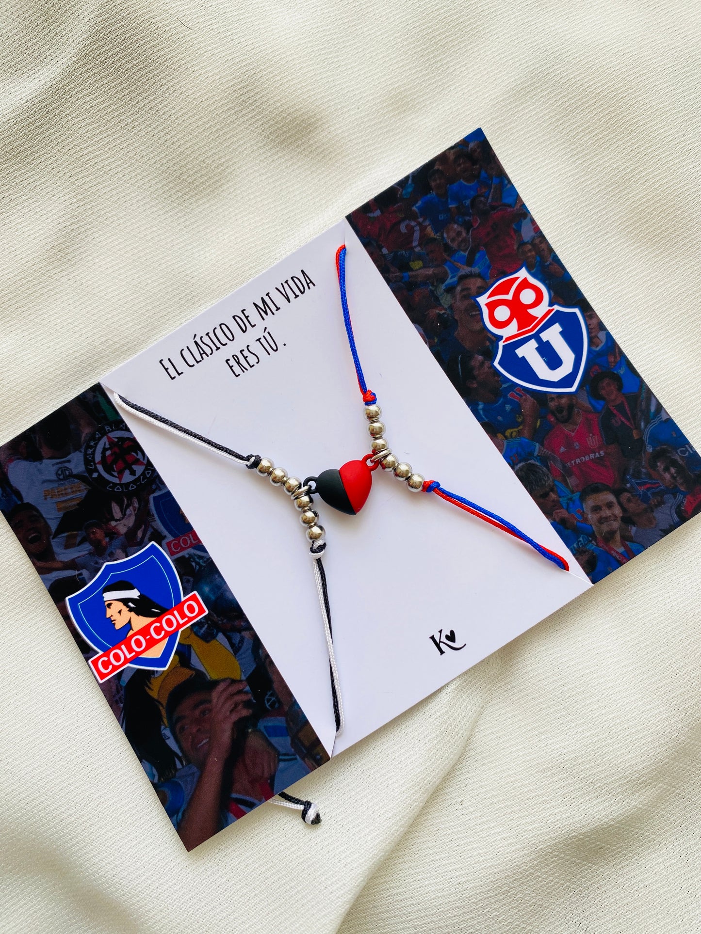 Pulseras Colo Colo y U de Chile