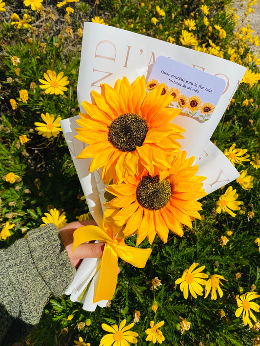 Ramo flores eternas 🌻🎀