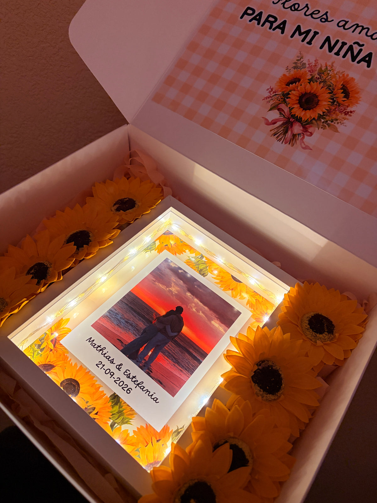 Box amor y girasoles 🌻❤️