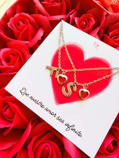 Rosas y corazones ❤️