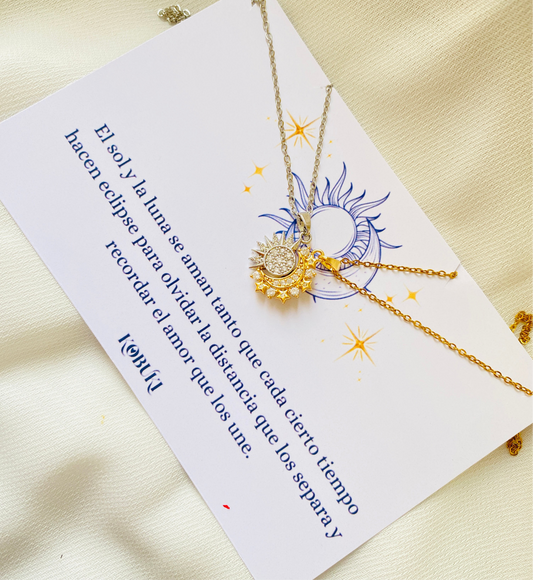 Collar sol y luna ✨