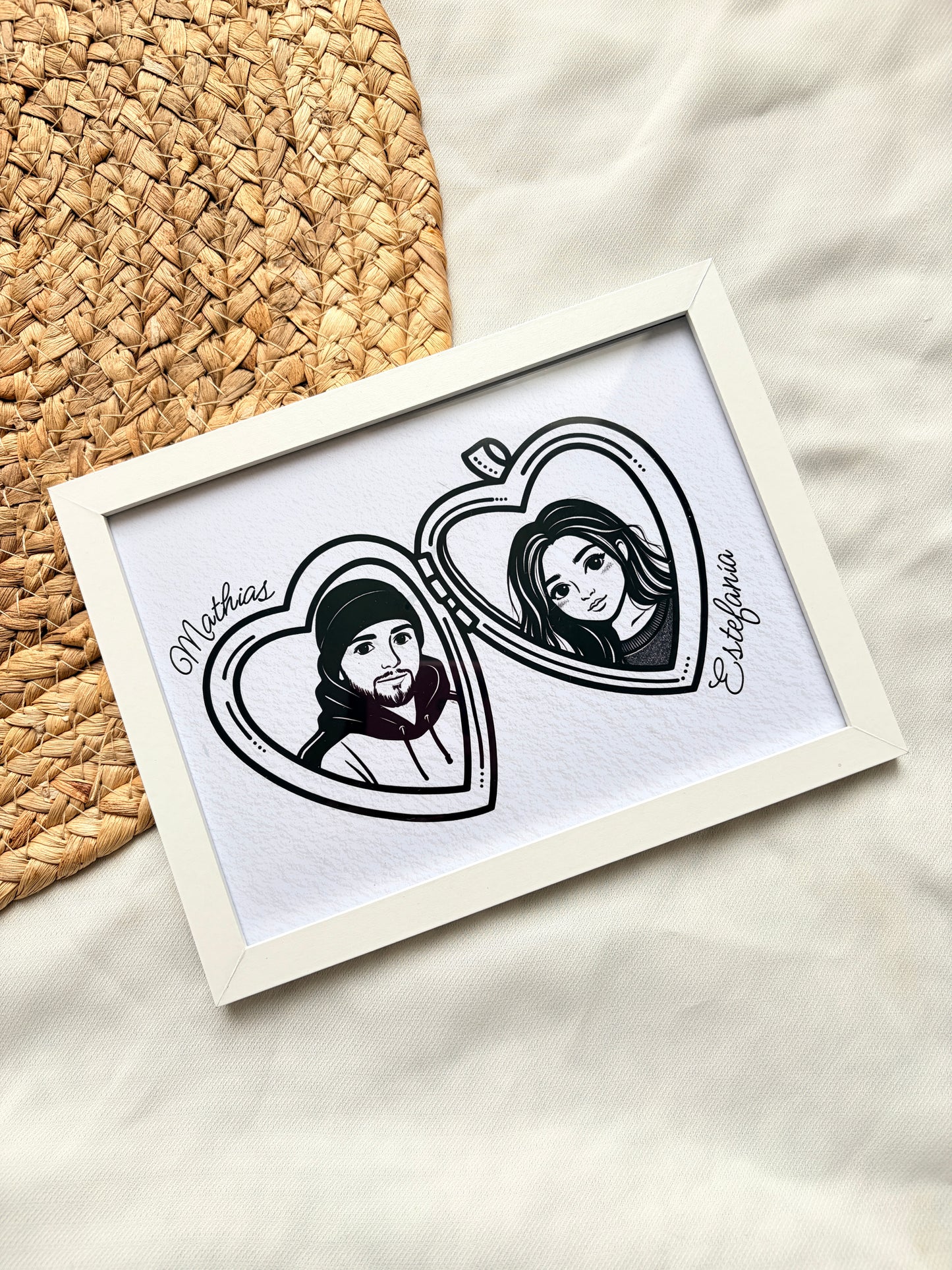 Cuadro relicario personalizado ❤️‍🔥