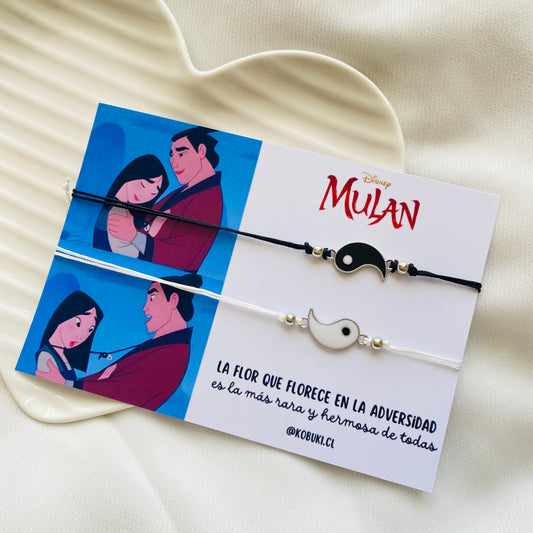 Pulseras Mulan 👸🏼