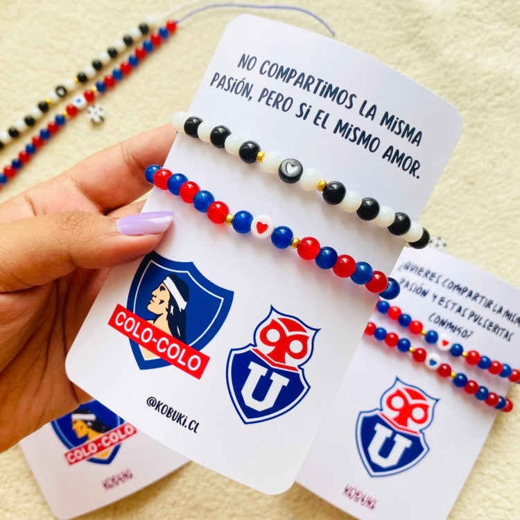 Pulseras U de Chile x Colo Colo