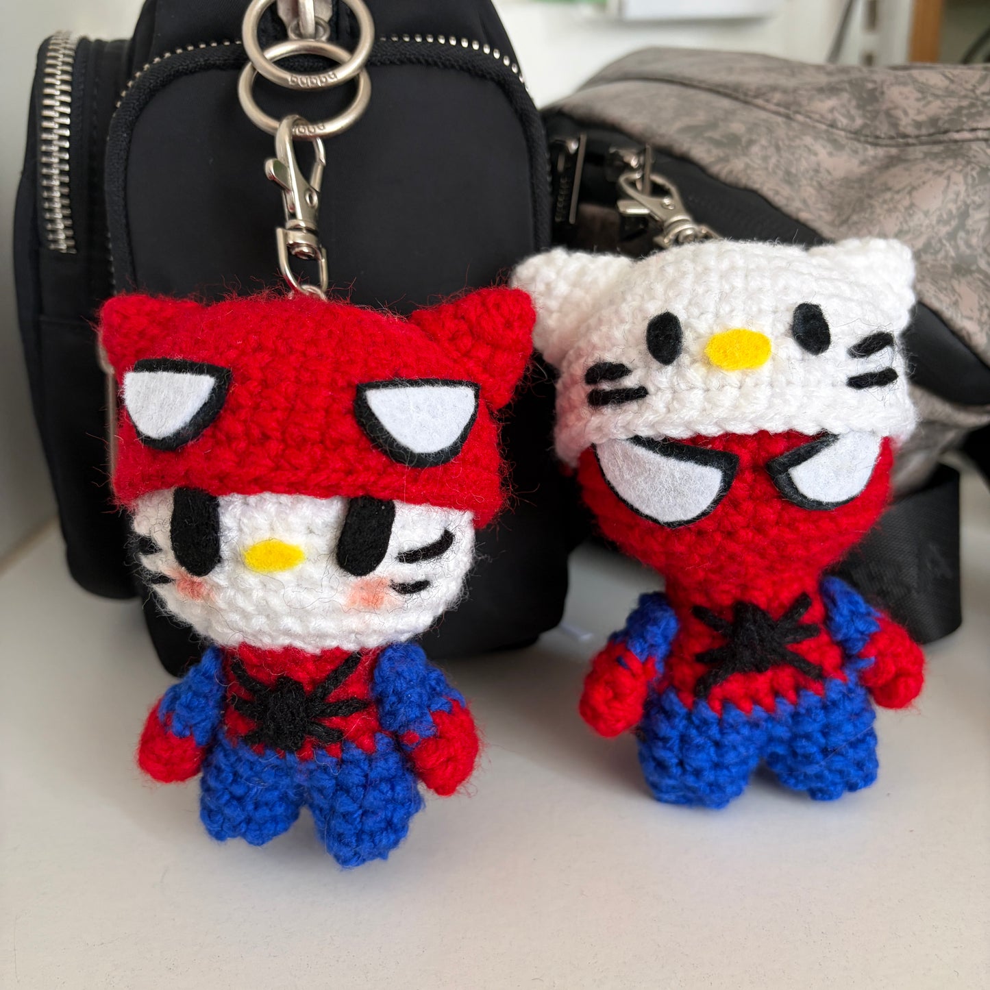 Dúo Kitty x Spiderman Crochet 🎀🕷️