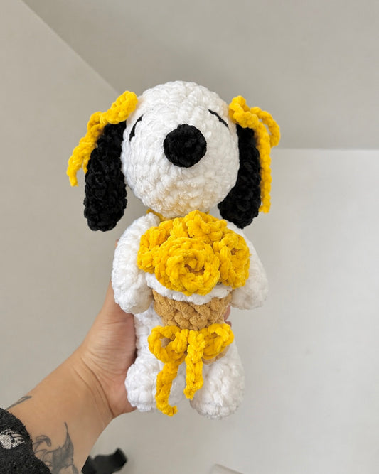 Snoopy 🌼 Flores amarillas