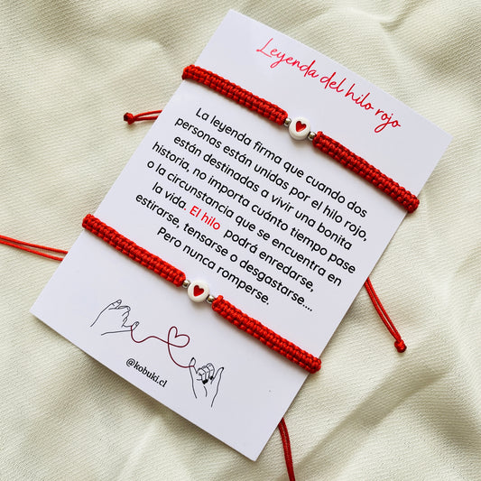 Pulseras hilo rojo 💫❤️